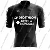 Ag2r Team Cycling Jersey 2024 Set France White Black Clothing Short Sleeve Bicycle Shirt Road Bike Suit MTB Wear Shorts MTB Ropa 4