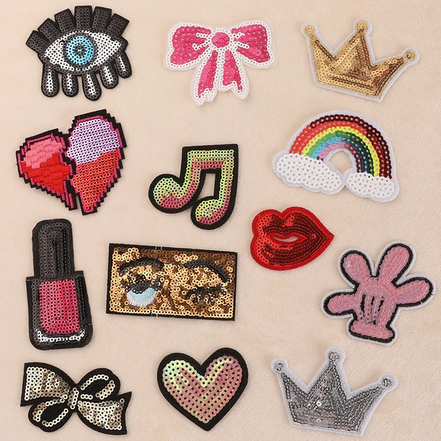 Iron Clothing Hats Bags Accessories  Sequin Patches Appliques - Embroidery  Fashion - Aliexpress
