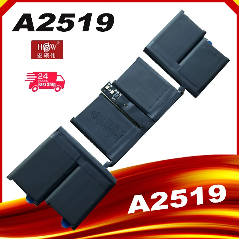 Batteria Sostitutiva A2442 A2519 Per MacBook Pro 14 Pollici (Fine 2021, EMC 3650) - 11,4V 55Wh, Alta Capacità
