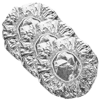 3 Pcs Tin Foil Hair Mask Cap Treatment Dye Caps Conditioning Hat Disposable Assorted Color Salon Use Baking for 1