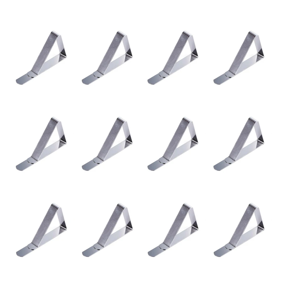 

12 шт. зажим для скатерти Регулируемый сменный Фиксатор-зажим