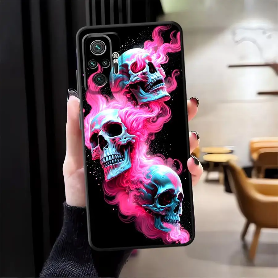 Fashion Pink Skull Phone Cover Case