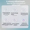 Portable Collapsible Bathtub Household Children's Bathtub Swimming Bathing Full Body Blue with Seat Cushion Water Pipe 5