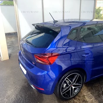Spoiler sul tetto per Seat Ibiza Hatchback Tail Fin dal 2017 al 2021 nero lucido TGI FR Car Rear Wing accessori in plastica ABS