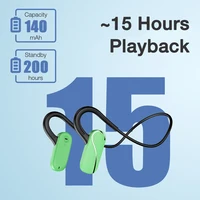 EARDECO Bluetooth Headphone Bass Neckband Earphone Wireless Headphones Stereo Sport Handfree Bluetooth Headset with Mic Earhook - Image 5