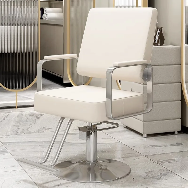 Stylist Pedicure Barber Chairs Swivel Ergonomic Hydraulic Roulette Barber Chairs Beauty Cadeira Barbeiro Salon Furniture YQ50BC