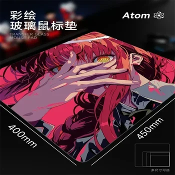 Tapis de Souris Verre Trempé ATOM – Gravure Personnalisée, FPS Gamer, PC 1