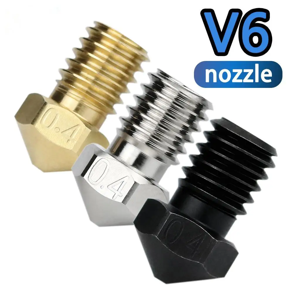 Wysokiej jakości dysza E3d-v6 stal hartowana o wysokiej temperaturze 1.75MM do dysz drukarki 3D V6 Hotend Voron2.4 Prusa i3 Ender3