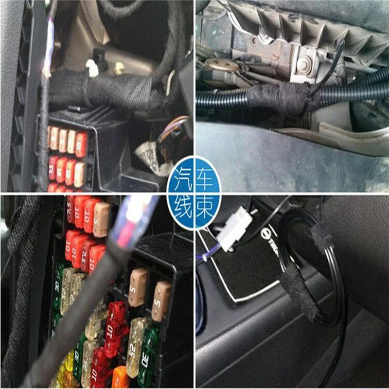 15미터 내열 난연 테이프 접착 천 테이프, 현대 자동차용 케이블 하네스 배선 보호용