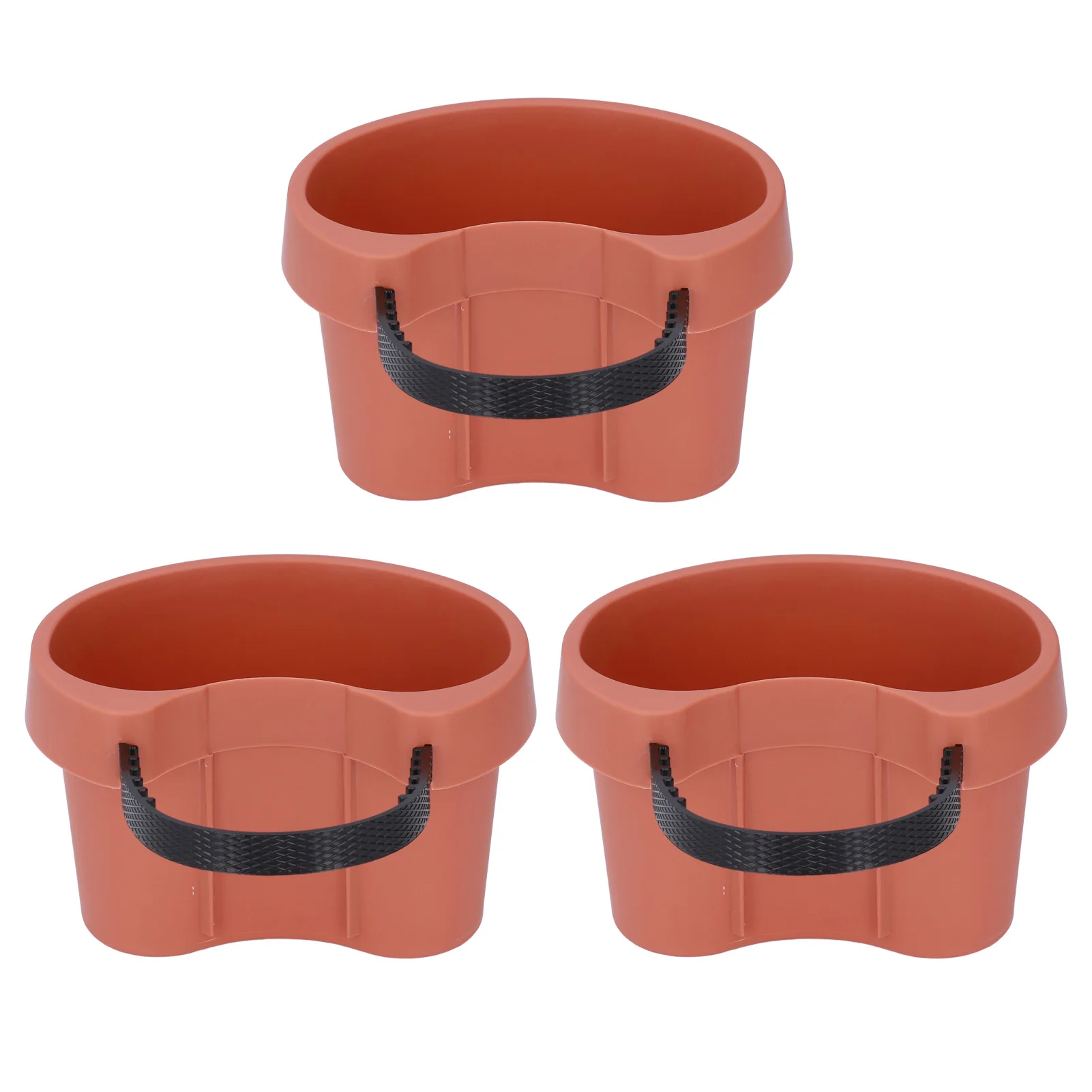 

Flower Pot With Adjustable Strap Plastic Drain Pipe Flowers Container Succulent Seedling Pots For Outdoor Balcony