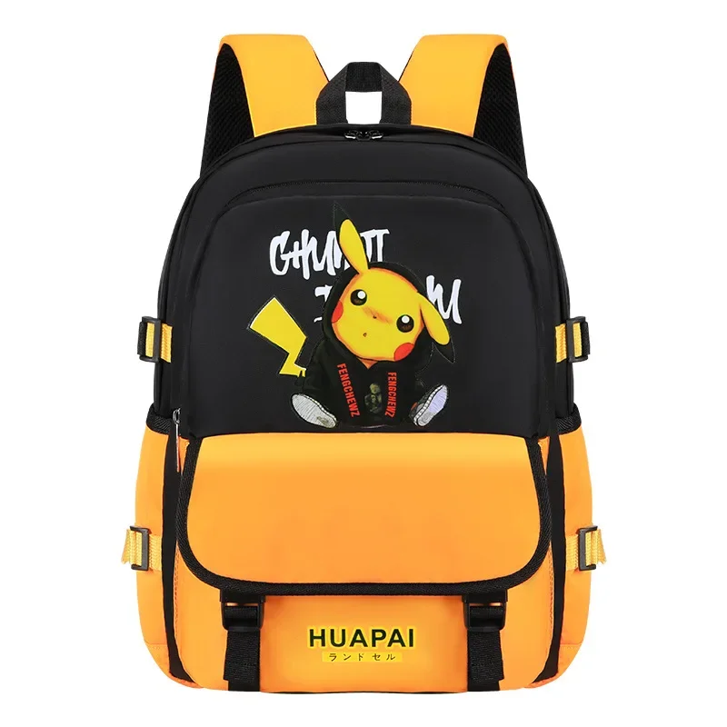 

2023 Pikachu Cartoon Elementary School Schoolbags 1-3 Grade Space Schoolbag Boys Backpack 6-12 Years Old Schoolbag