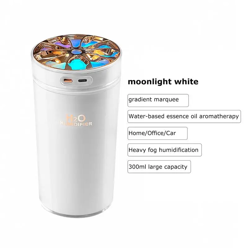 Portable Aromatherapy Humidifier Car Mini Desktop USB Household Air Mist Business Cute Mute Humidifier Car Air