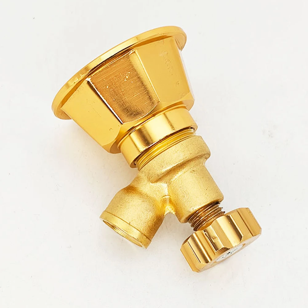 Yosoo Ugello A Spruzzo In Ottone Regolabile: Ad Alta Pressione Per Irrigazione E Pulizia, Filetto Per Tubo 25 Mm - 3