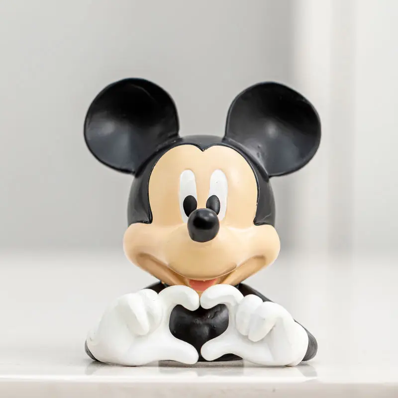 Disney Kawayi Mickey Minnie Maus Figur Herz Haltung Action Figuren