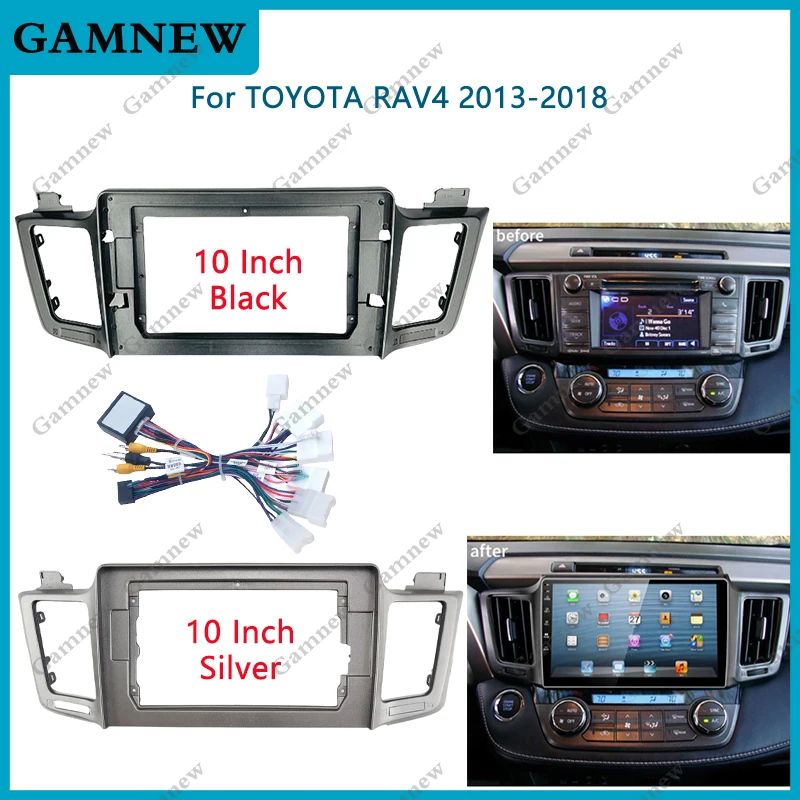10-Inch-Car-Radio-Fascia-Frame-Canbus-Box-Decoder-For-Toyota-Rav4-2013 ...