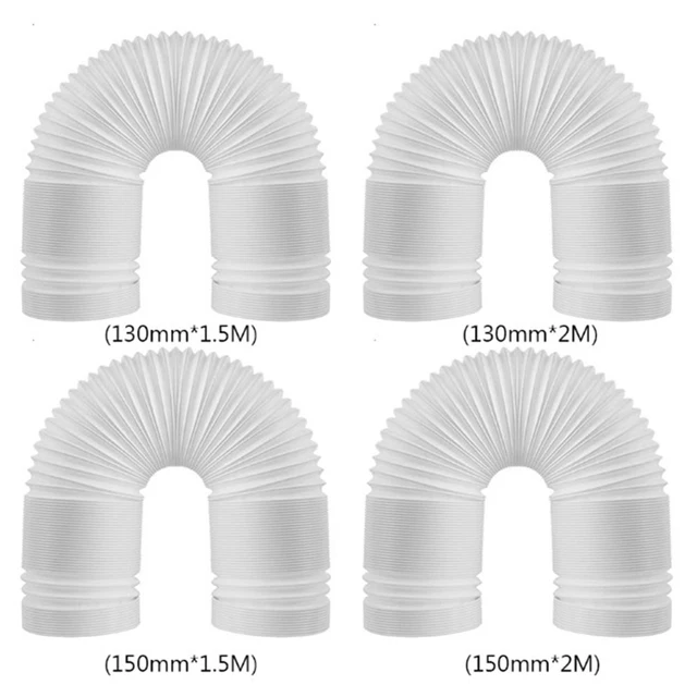 150/200CM Universal Duct Extension Pipe Telescopic Tube Ventilator Pipe Air Conditioner Exhaust Hose Air System Vent Accessories 6