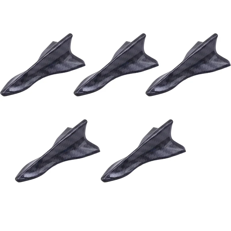Universele Dakspoiler 10 Stuks Zwarte Stijl Autodak Haaienvin Spoiler Wing Kit Generator Mini 2708472123