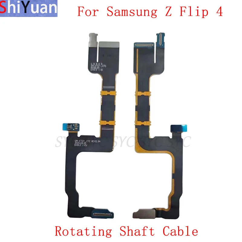 Scheda Madre Scheda Madre Lcd Flex Cable Ribbon Per Samsung Z Flip 4 F721 Parti Di Ricambio Del Cavo Dell'Albero Rotante