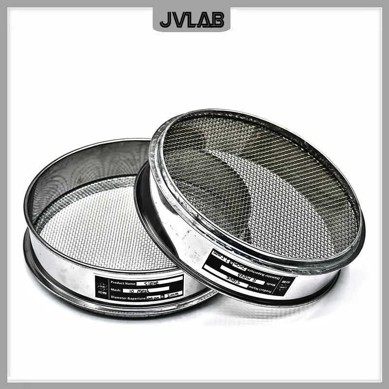 

Sample Test Sieve Soybean Rice Grain Sesame Flour Sieve 304 Stainless Steel Wire Mesh And Frame R15cm 4~10 Mesh / 2~5mm