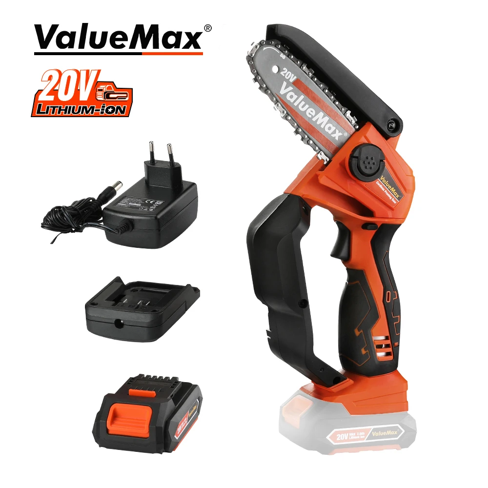 ValueMax 20V Electric Pruning Chainsaw Rechargeable Mini Chain Saw For