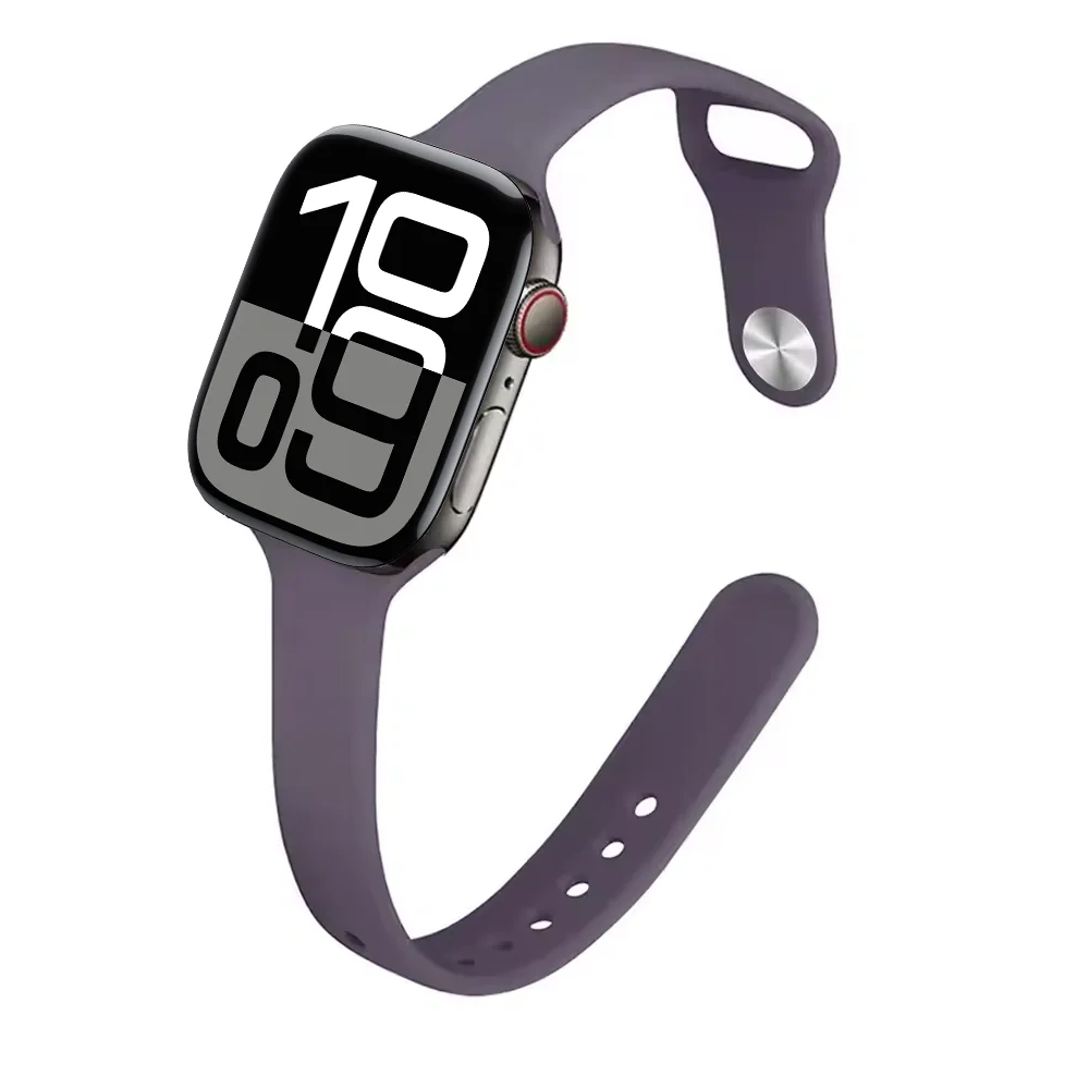 Breathable Silicone Strap for Smartwatch - Elegant Bracelet Design