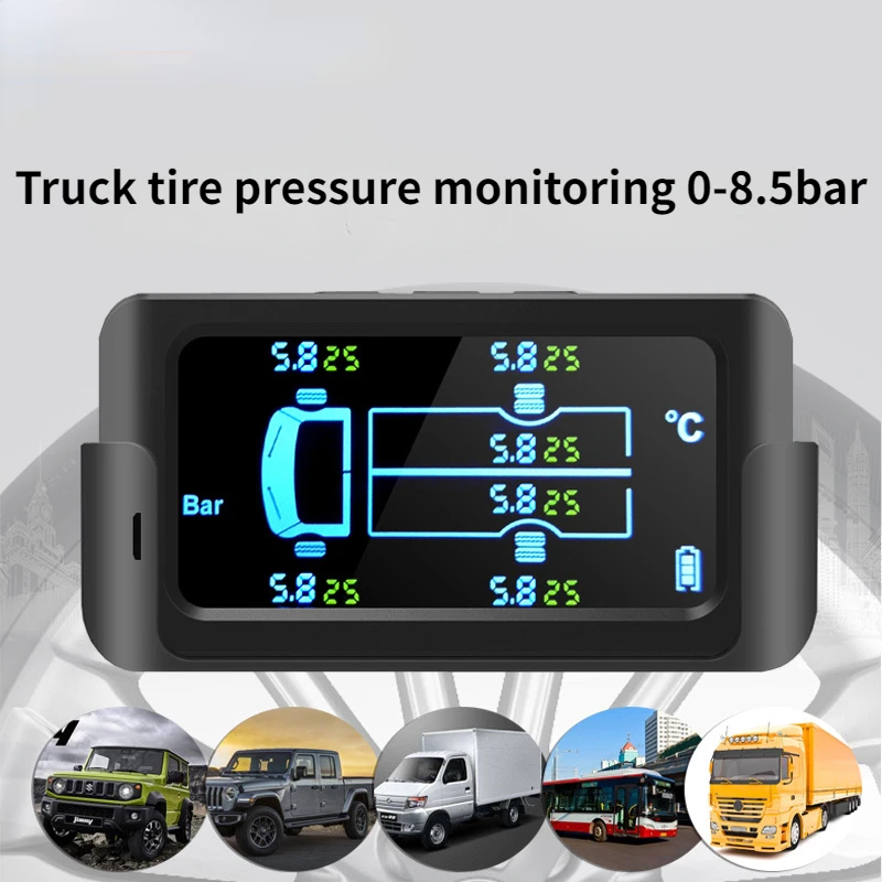 Atsafepro Truck Tire Pressure Monitoring 6wheel 14.5bar Pickup Tpms 4
