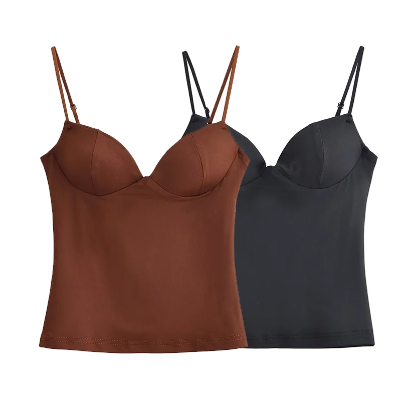 Slip Top Women Summer Sexy Corset Tanks & Camis Fashion Sleeveless Backless Bra Top Chic Elegant Bustier Camisole