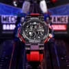 SMAEL Men's Sports Electronic Watch  8093 Tactical Digital Large dial Multi functional Alloy Dual Display Waterproof 1
