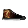Hot Flash Logo Symbol Superhero Thunder Lightning Casual Cloth Shoes High Top Comfortable Breathable 3D Print Men Women Sneakers 4