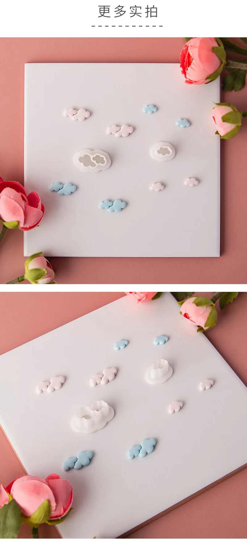 Description Picture 5 of itemMini Cloud Shape Polymer Clay Cutter 3D Clay Cutting Molds For DIY Earring Making Ceramic Jewelry Make Art Supplie Hobby Tool