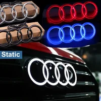 Emblème LED Statique Lumineux pour Calandre Avant de Voiture Audi A4 A5 Q5 RS5 A4L A3 8p Q3 A8 – Décoration, Autocollant, Badge, Accessoires Extérieurs 1