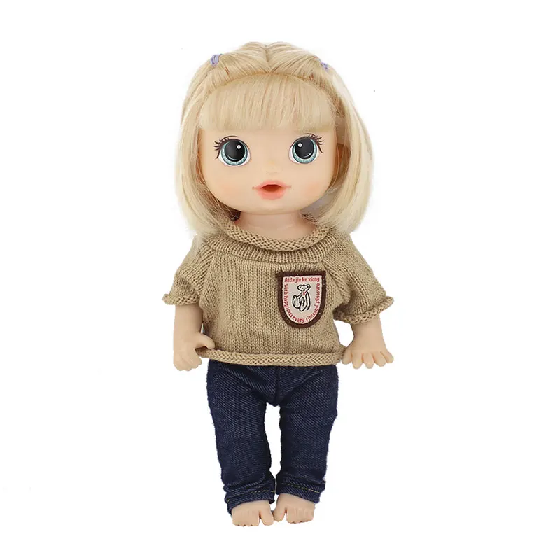 Sweater+Pants, New Doll Clothes For 12 Inch 30CM Baby Alive Doll Toys Crawling Doll Accessories 2