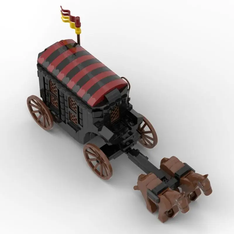 

Строительные блоки Moc, креативный эксперт, средневековая модель, Детские конструкторы в виде кареты, строительные игрушки для детей, подарки