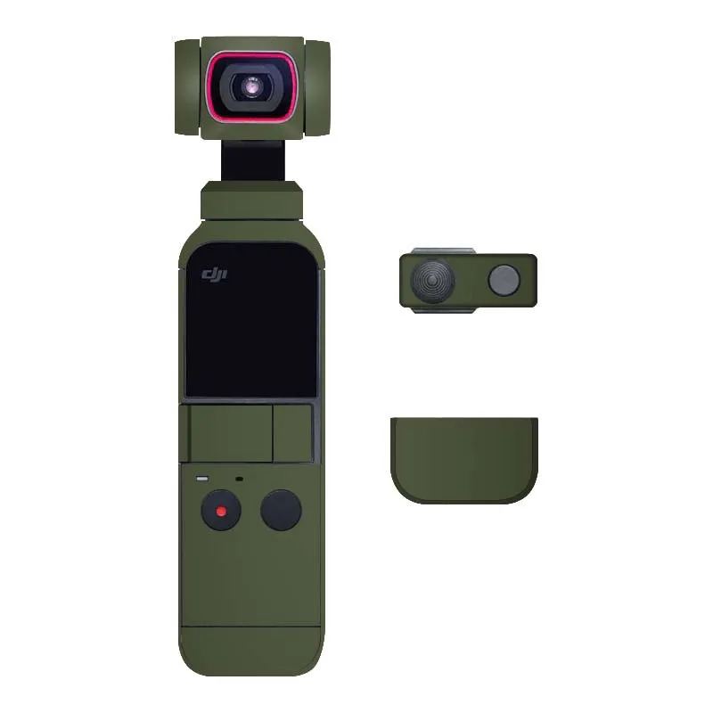 For DJI Pocket 2 Gimbal Camera Sticker Protective Skin Decal Vinyl Wrap Film Anti-Scratch Protector Coat Osmo Pocket2 PocketII