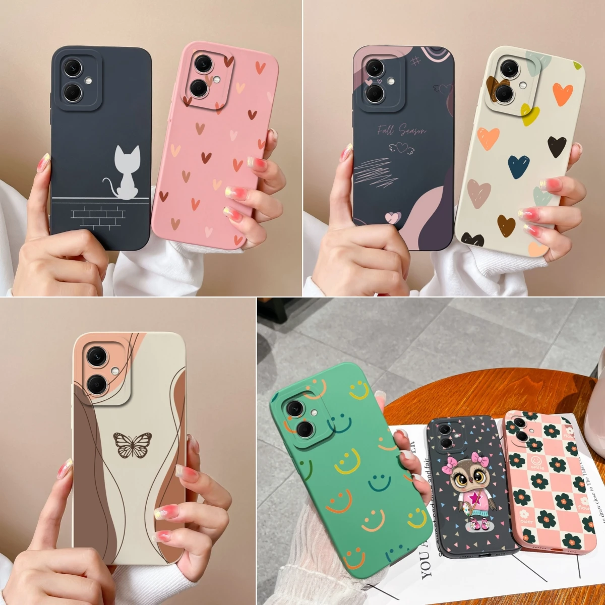 샤오미 레드미 노트 12R 휴대폰 케이스, 다중 패턴 소프트 액체 실리콘 카메라 보호 커버, 레드미 노트 12R 12 R 쉘 