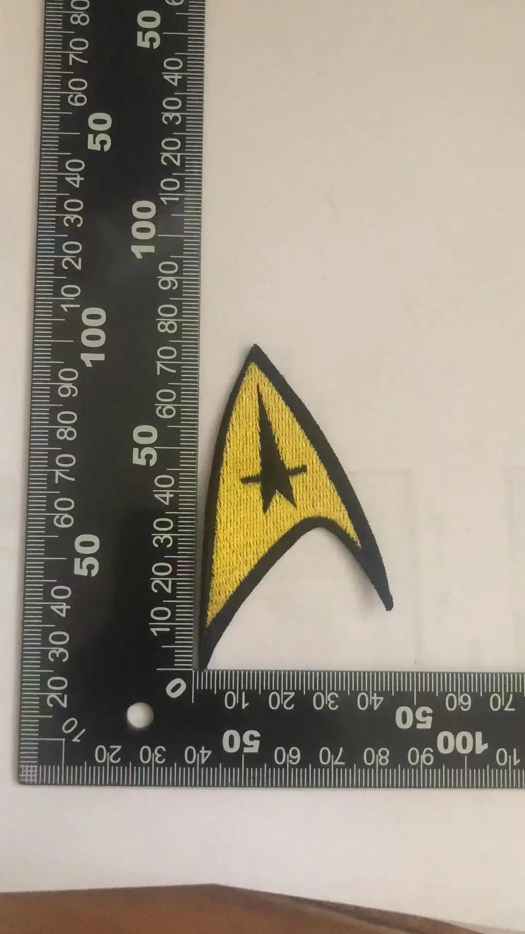 Star Trek Original Style Communicator badge Iron On Patch Sew on Embroidered