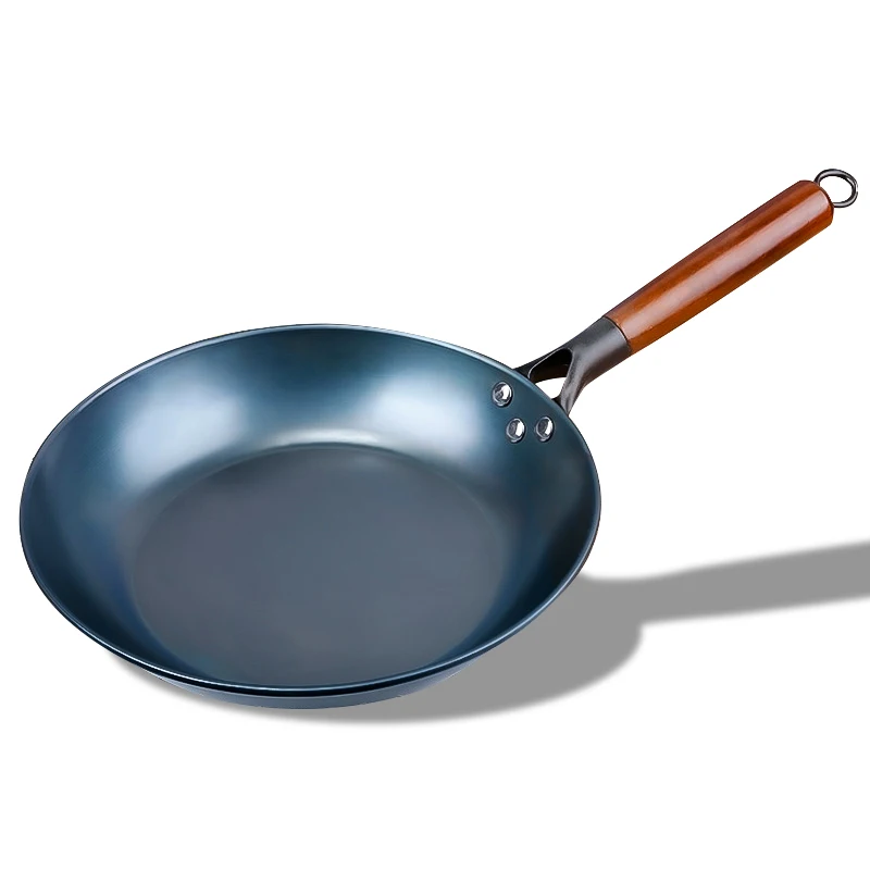 https://ae01.alicdn.com/kf/S7089cad526ab48079fd1b996f8f15aa4q/27-31cm-Uncoated-iron-pot-non-stick-flat-frying-pan-with-wooden-handle-Gas-and-induction.jpg