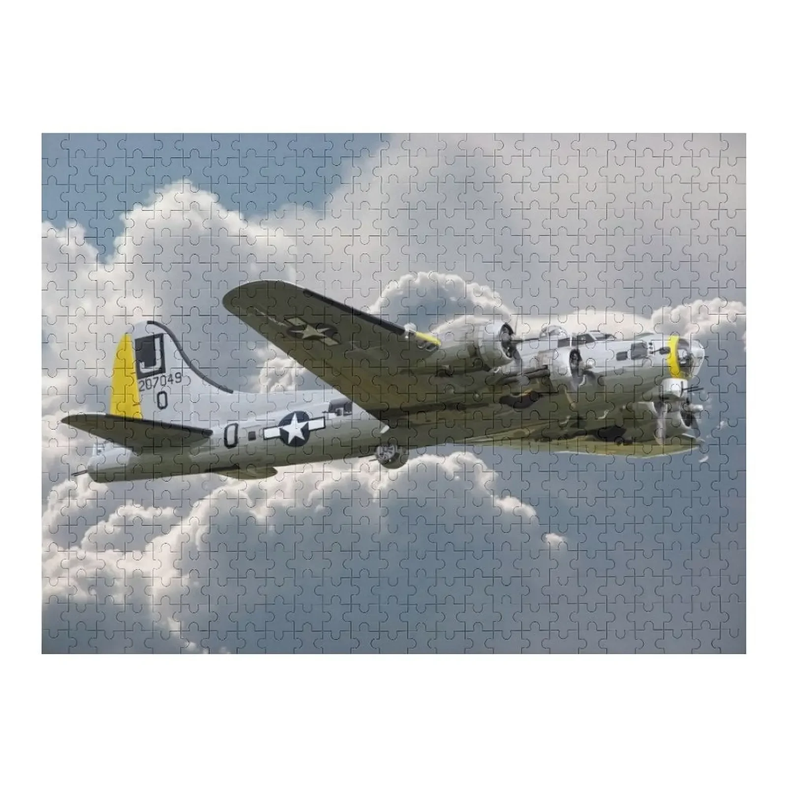 B-17 Flying Fortress Jigsaw Puzzle Personalized Name Wood Animals Personalised Name Puzzle