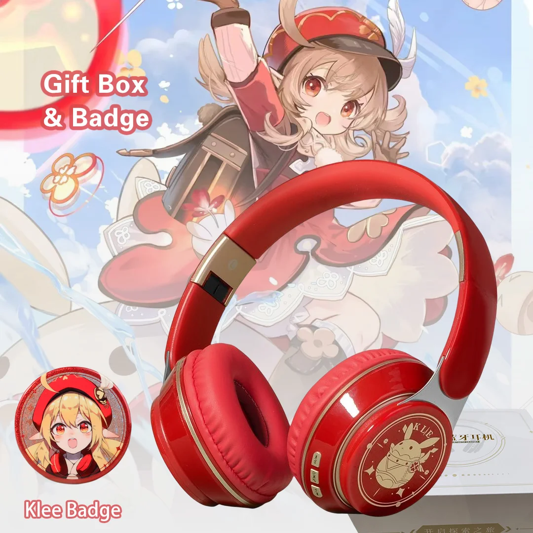 GenshinImpactCosplayPropKleeWirelessWired2In1BluetoothHeadset