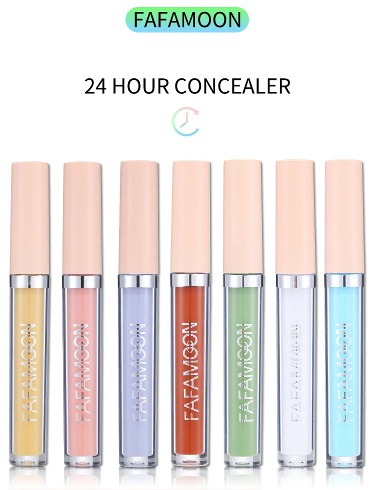 Description Picture 2 of itemLiquid Concealer Face Contour Dark Circle Cover Makeup Face Foundation Concealer Correcting Skin Color Women Beauty Maquiagem