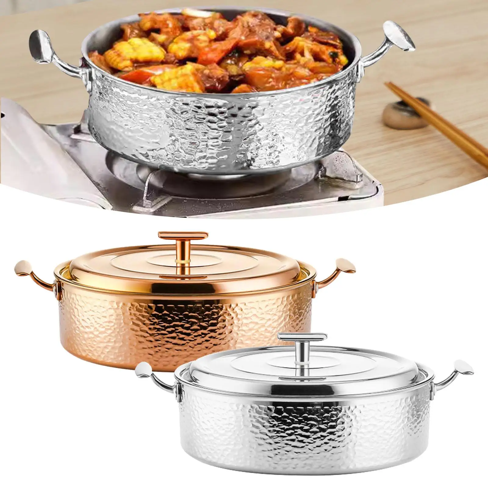 Copper Hot Pot Set for Home And Restaurant Use - Premium Quality Cookware Copper Hot Pot Set for Home And Restaurant Use - Premium Quality Cookware