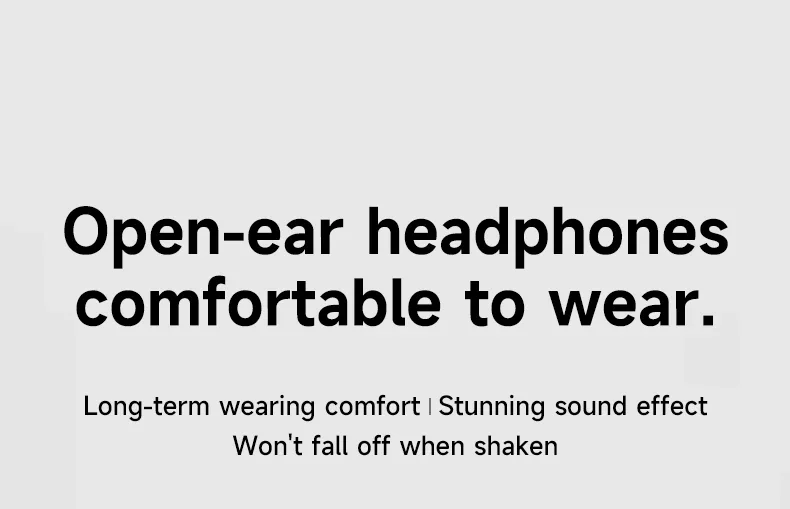 Cuffie sportive open ear cablate con microfono enc e usb-c_voghion.com