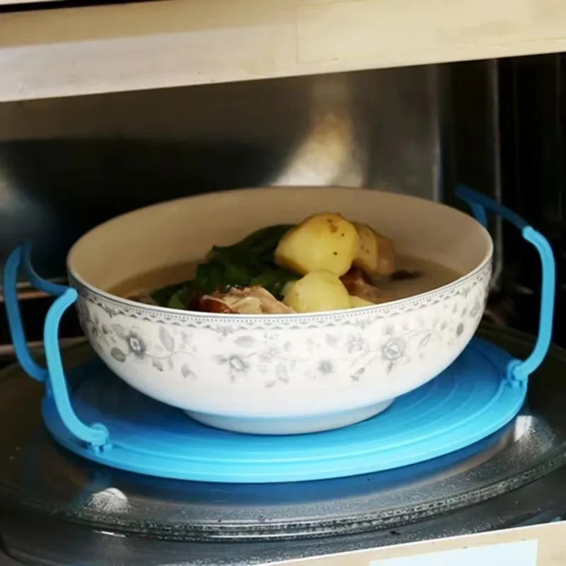 Multi Functional Microwave Oven Heating Layered Steaming Tray Double Layer Rack Bowls Holder Organizer Tool Kitchen Accessories