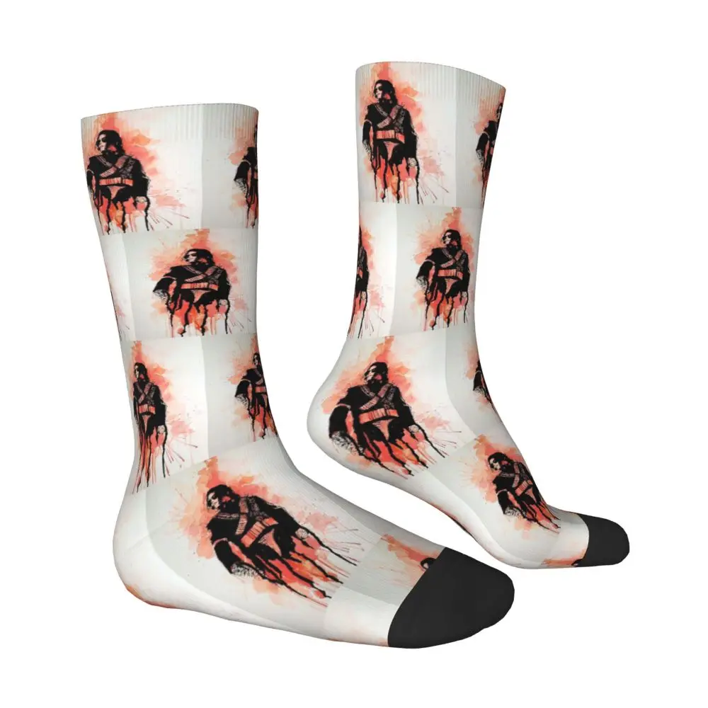 Michael Jackson Musicians Singers Dancers Socks Harajuku Stockings All Season Long Socks Accessories for Unisex Christmas Gifts