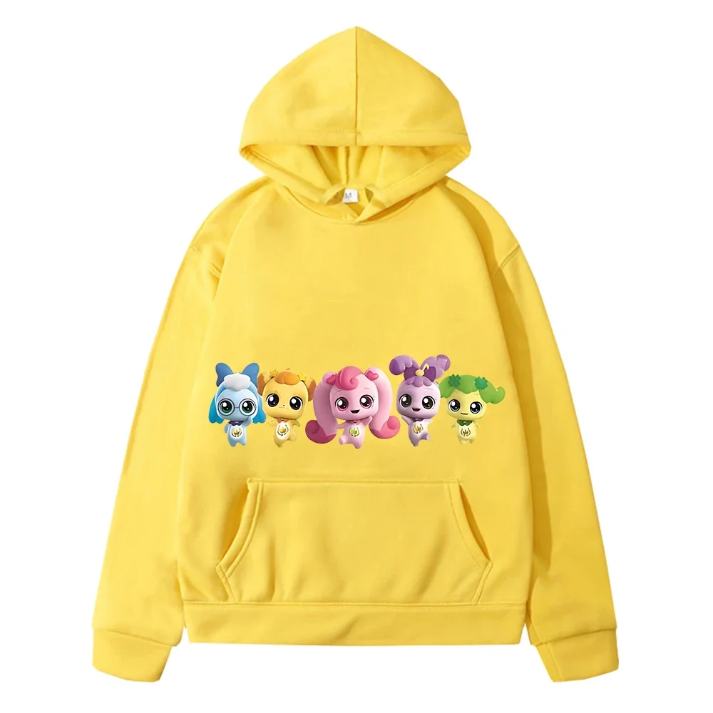 

티니핑 hoodies Autumn sweatshirt boys clothes y2k sudadera Casual Tini Ping anime hoodie Fleece pullover jacket kids clothes girls