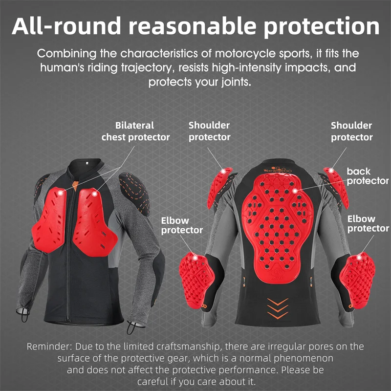 WEST BIKING Motorcycle Soft Armor Jacket Summer Breathable Cycling Jersey CE Certified Motorcross Racing Bike Protective Gear