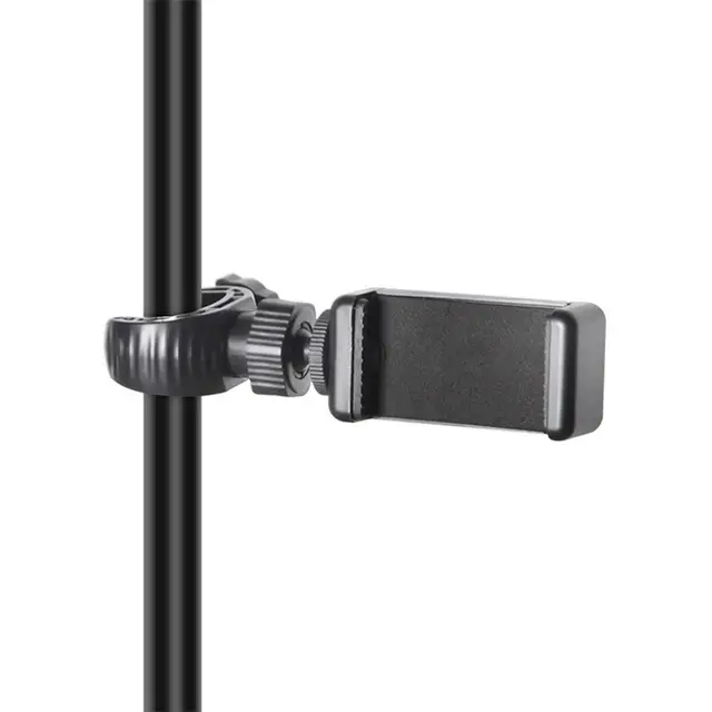 tripod mic stand cell phone holder