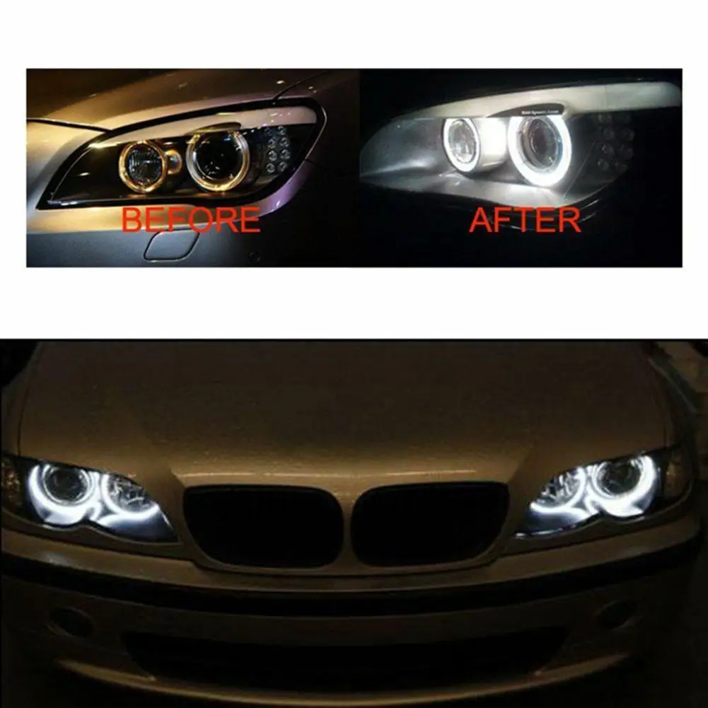 

Aluminum Alloy Brand New Angel EyeLamp Car Light For BMW E39 2 X Light Bulb 28*75mm(D*H) 2PCS 600 Lumens DC 12V