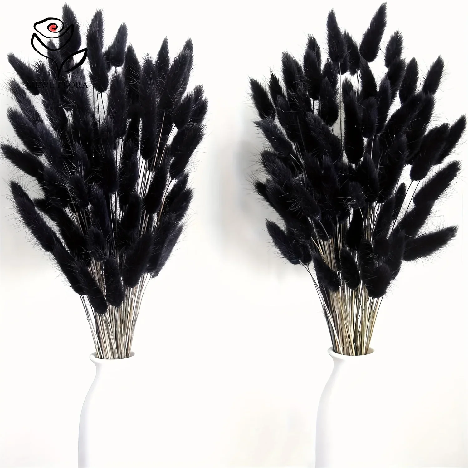 Pampas Grass Natural Dried Flower Black  Artificial Flower Decoration -  White Grass - Aliexpress