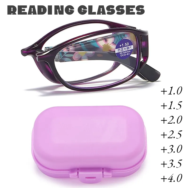 

Anti-blue Light Presbyopia Reading Glasses for Women Unisex Eyegalsses Stylish Readers for Sight with Diopter Glasses +1.0~4.0